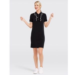 Draper James Sweater Dress with Ruffle Front